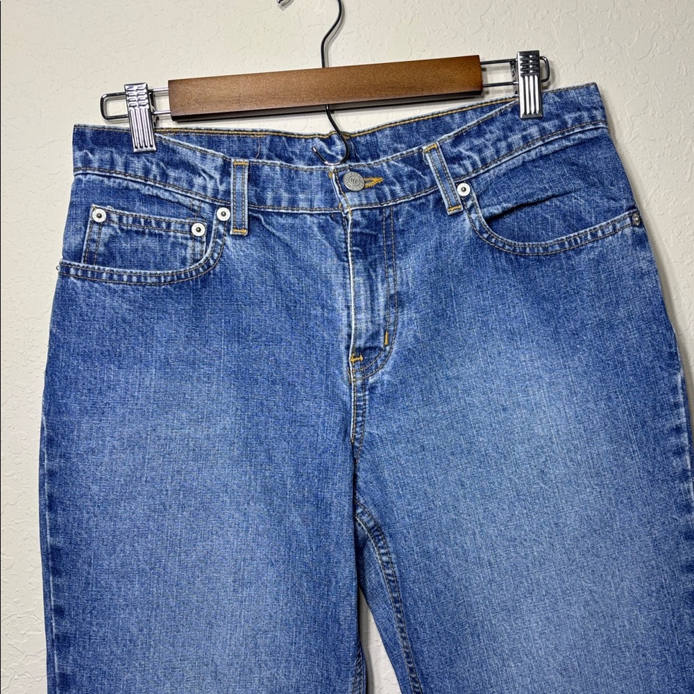Vtg 90s Polo Jeans Co Ralph Lauren High Rise bootcut Jean Light Wash.Size9/10X32 - Picture 3 of 9